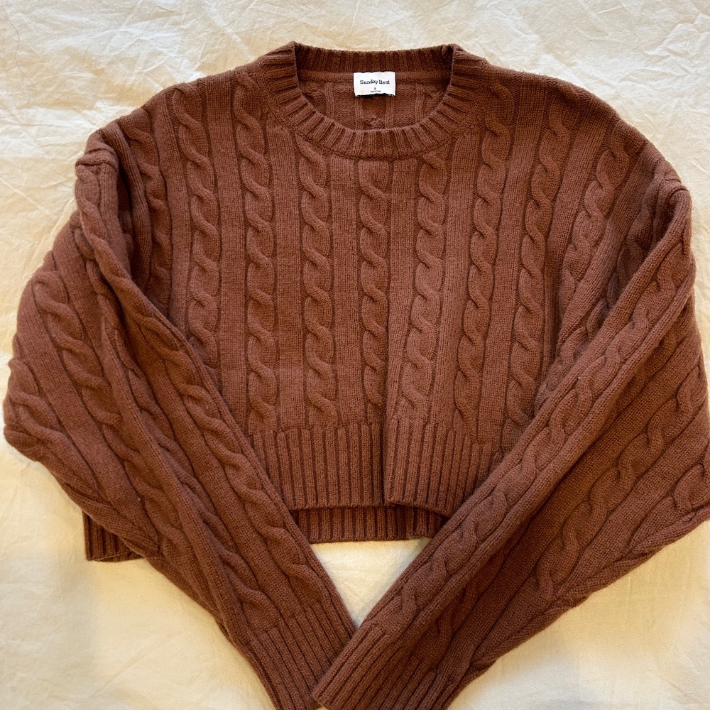 Sunday Best Peggy Cropped Sweater